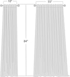 NICETOWN Linen Curtains 84 inches Long, Grommet Thick Flax Linen Privacy Assured - Image 8