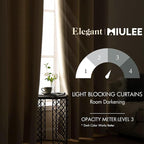 MIULEE Blackout Curtains for Bedroom Living Room Thermal Insulated Room - Image 2