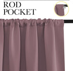 NICETOWN Kitchen Curtains, Short Blackout Curtains & Drapes, Small Window - Image 3