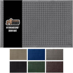 GORILLA GRIP® Ultra Absorbent Front Door Mat Outside Entrance, Traps Dirt and by GorillaGrip