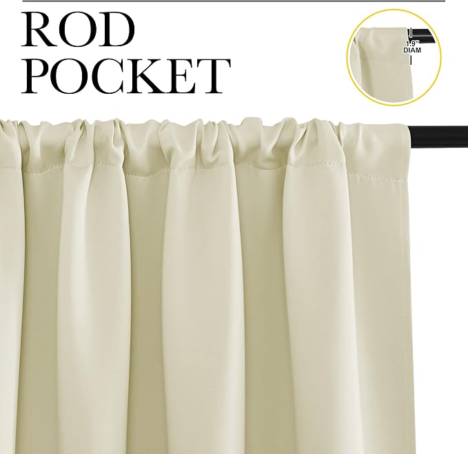 NICETOWN RV Blackout Curtains for Camper Windows, Short Blackout Curtains & - Image 2