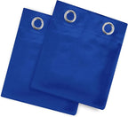 LEMOMO Blackout Curtains 52 x 90 Inch Long Royal Blue Curtains Set of 2 Panels - Image 9