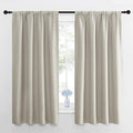 NICETOWN Blackout Curtains for Living Room, Darkening Window Curtain Panels by NICETOWN