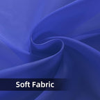 SpaceDresser Sheer Voile Window Treatment Rod Pocket Curtain Panels - Image 6