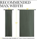 NICETOWN Bedroom Curtains Blackout Draperies - Image 7