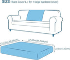 Smiry Printed Couch Cushion Covers, Stretch Soft Couch Covers - Image 6