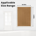 Self Adhesive Curtains, Stick Curtain Blackout Shades Window Cover Curtains - Image 7