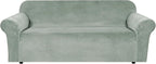 H.VERSAILTEX 1 Peice Stretch Velvet Sofa Covers by HVERSAILTEX