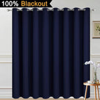Yakamok 100% Blackout Thermal Insulated Grommet Curtains, Noise Reducing - Image 2