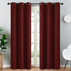 Yakamok Blackout Curtains for Bedroom, Thermal Insulated Blackout Window by Yakamok
