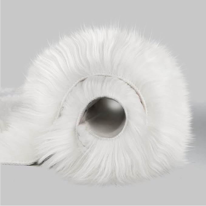 CIICOOL Faux Fur Rug White Fluffy Area Rugs - Image 5