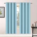 Yakamok Blackout Curtains for Bedroom, Grommet Thermal Insulated Room Darkening by Yakamok