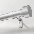 Extra Long Curtain Rods for Windows 32 to 240 Inch, 1 Inch Silver Heavy Duty by IFELS