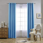NICETOWN Sky Blue Blackout Curtains - Image 7