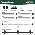 KAMANINA Curtain Rods No Drilling - Image 7
