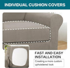 Turquoize 2 Piece Chair Covers Chair Slipcovers - Image 5
