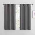 NICETOWN Grey Blackout Cafe Curtain Panels by NICETOWN
