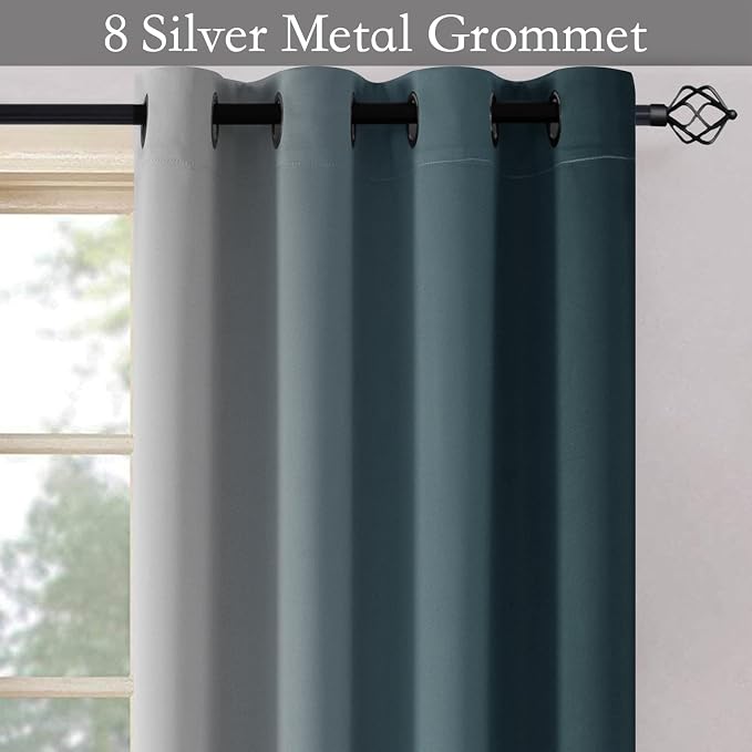 SimpleHome Ombre Room Darkening Curtains - Image 4