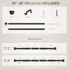Lootkell Modern Brown Curtain Rods - Image 9