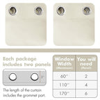 MIULEE Blackout Curtains 96 Inches Long - Image 6