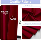 Simplebrand Ava Red Blackout Curtains - Image 3