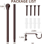 SMODBRODRE Curtain Rods for Window 32 and 48 - Image 6