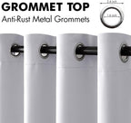 MIULEE 90" Long Room Darkening Curtains, Chirstmas Thermal Insulated Drapes - Image 4