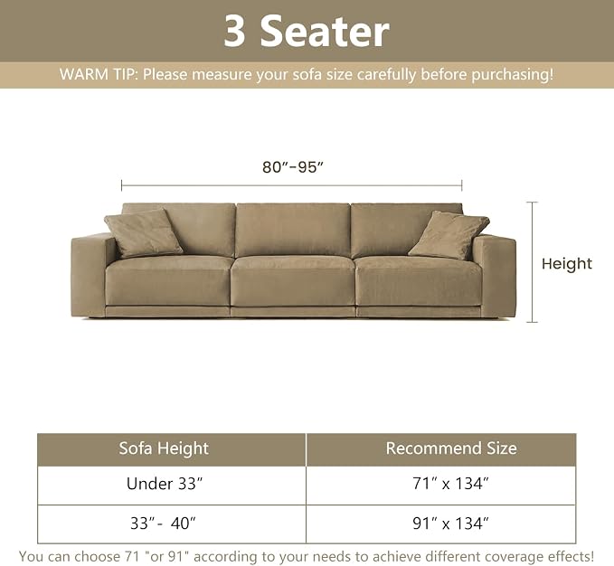 MYSKY HOME Couch Cover for Dogs, Sectional Couch Cover - Image 8