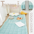 Couch Cover for Dogs Washable, Fuzzy Pet Couch Covers for 3 Cushion Sofa Pet - Image 3