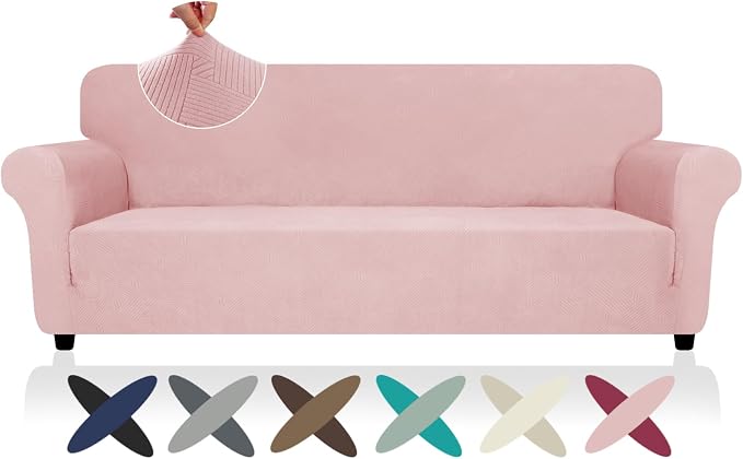 ZNSAYOTX Oversized Super Stretch Couch Cover, New Striped Sofa Covers by ZNSAYOTX