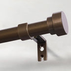 Extra Long Curtain Rods for Windows 32 to 170 Inch, 1 Inch Bronze Heavy Duty by IFELS