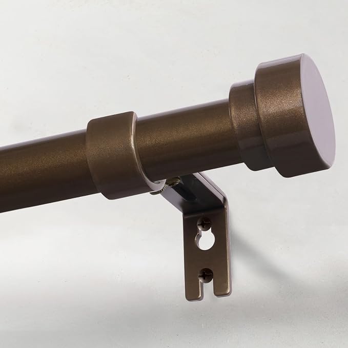 Extra Long Curtain Rods for Windows 32 to 170 Inch, 1 Inch Bronze Heavy Duty by IFELS