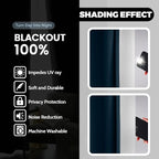 Yakamok 100% Blackout Curtains 63 Inch Length 2 Layers, Light Blocking Thermal - Image 4