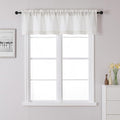 Chyhomenyc Blend Linen Valance for Windows, Light Filtering Blend Linen by Chyhomenyc