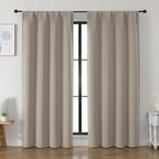 Simplebrand Ava Stone Blackout Curtains by Simplebrand
