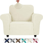 ZNSAYOTX Super Stretch Chair Slipcover, New Striped Sofa Chair Covers by ZNSAYOTX