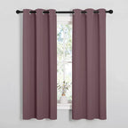 NICETOWN Bedroom Curtain Panels Blackout Draperies, 1 Pair, 34 by 63 inches by NICETOWN