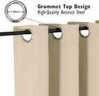 ChrisDowa Blackout Curtains 95 inches Long - Image 2