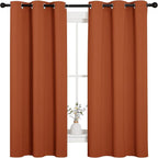 NICETOWN Bedroom Curtains 63 inches Long, Privacy and Thermal Insulated - Image 2