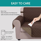 U-NICE HOME Recliner Chair Covers Reversible Chair Cover Pet Covers - Image 5