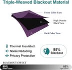 ChrisDowa Blackout Curtains 90 Inches Long 2 Panels Set - Image 4