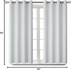 BGment Room Darkening Curtains 54 Inches Long - Image 9