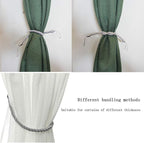BEL AVENIR Curtain Ropes Tiebacks Tie-Backs, Curtain Handmade Holdbacks - Image 5