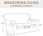 Easy-Going 100% Waterproof Oversized Loveseat Couch Cover, Dual Waterproof Sofa - Image 6