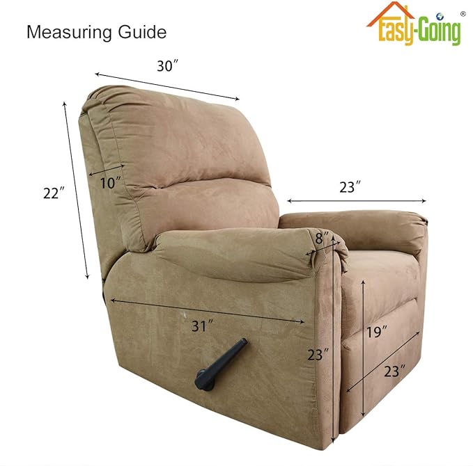 Easy-Going Recliner Chair Slipcover Reversible Sofa Cover Water Resistant Couch - Image 7