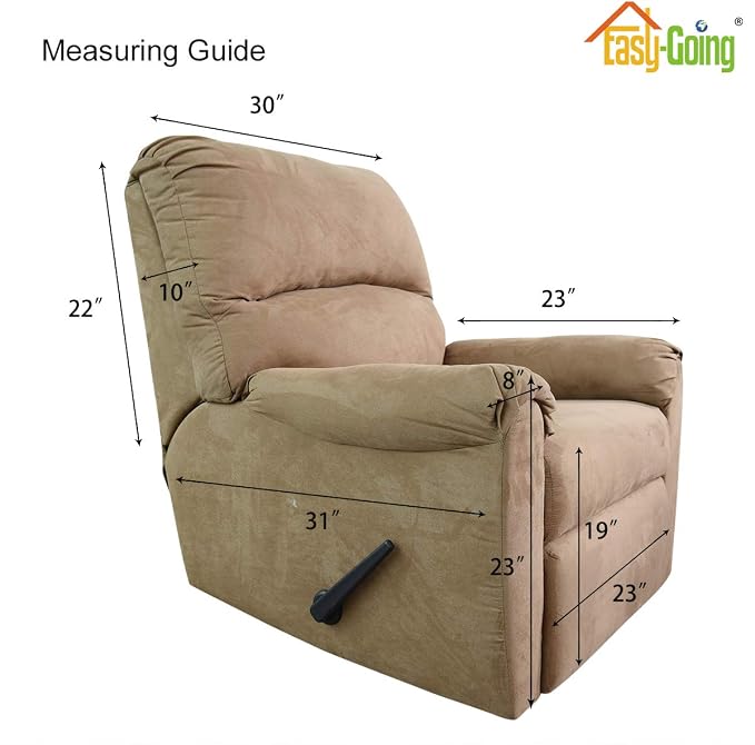 Easy-Going Recliner Chair Slipcovers Reversible Chair Sofa Cover Water - Image 7