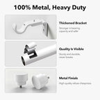 IFELS 2 Pack Heavy Duty Curtain Rods - Image 3