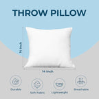 Utopia Bedding Throw Pillows – 14 x 14 Inches Down Alternative Pillows - Image 4