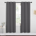 NICETOWN Grey Blackout Curtain Panels by NICETOWN