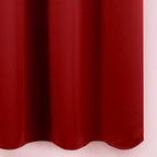 LEMOMO Blackout Curtains 66 x 54 Inch Long Red Curtains Set of 2 Panels Room - Image 8